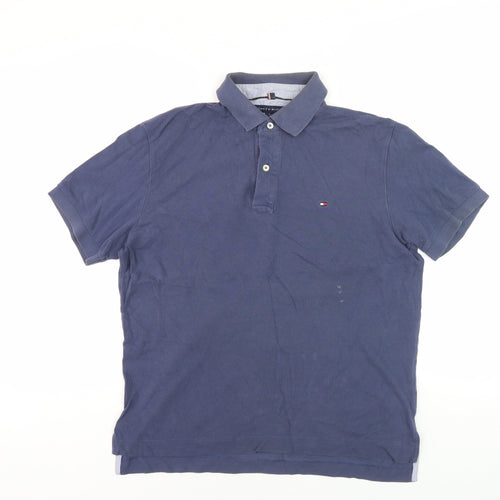 Tommy Hilfiger Men’s Blue Classic Fit Polo Shirt