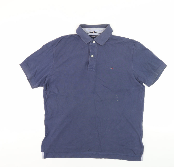 Tommy Hilfiger Men’s Blue Classic Fit Polo Shirt
