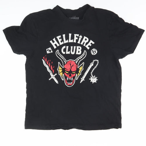 Netflix Stranger Things Hellfire Club T-Shirt XL Black