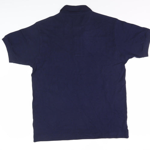 Lacoste Men's Blue Classic Fit Polo Shirt Large