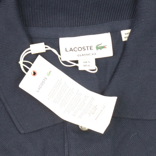 Lacoste Men's Blue Classic Fit Polo Shirt Large