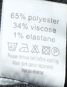 Per Se Women's Grey Check A-Line Skirt Size 12