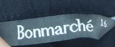 Bonmarché Women's Black Drawstring Trousers Size 16