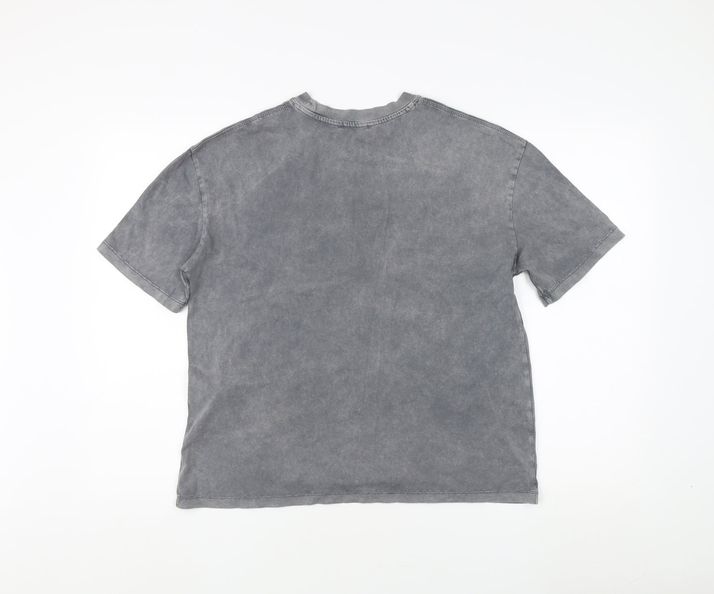 Zara Women's Grey Art T-Shirt, 2XS, Cotton