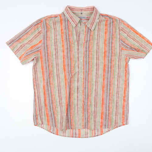 Franco Feruzzi Men's Multicoloured 2XL Button-Up Shirt