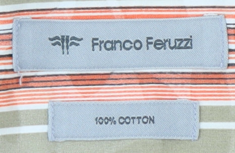 Franco Feruzzi Men's Multicoloured 2XL Button-Up Shirt