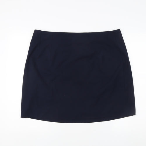 Marks and Spencer Women's Blue Pencil Skirt Size 20