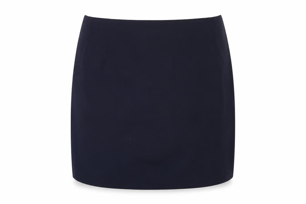 Front view of Marks & Spencer Women's Blue Pencil Skirt, size 20
