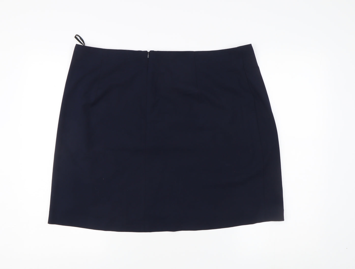 Marks and Spencer Women's Blue Pencil Skirt Size 20