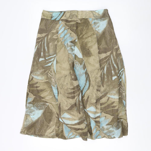 Gelco Women's Multicoloured Floral Skirt Size 10
