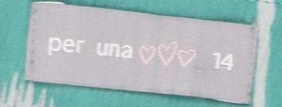 Per Una Women's Green A-Line Floral Skirt Size 14