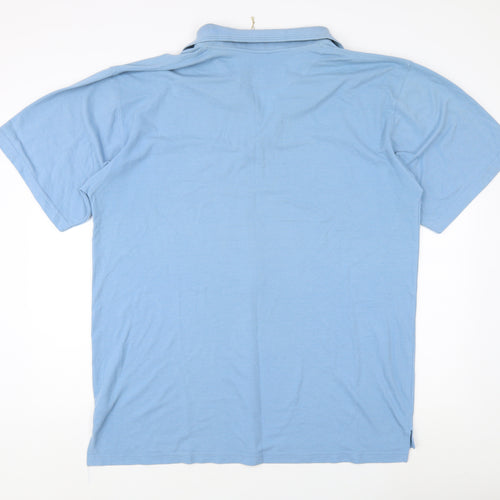 Tom Hagan Men's Blue Polo Shirt 3XL - Casual Comfort