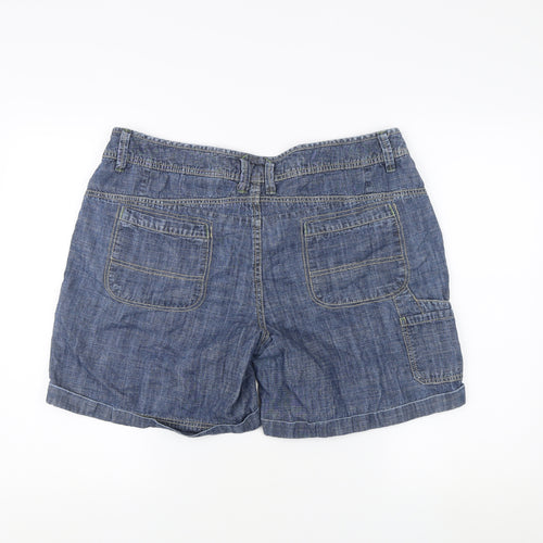 Next Women's Blue Cargo Shorts, Size 16 - Casual Summer Wear