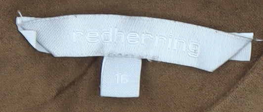 Red Herring Women's Brown Sheath Dress Size 16