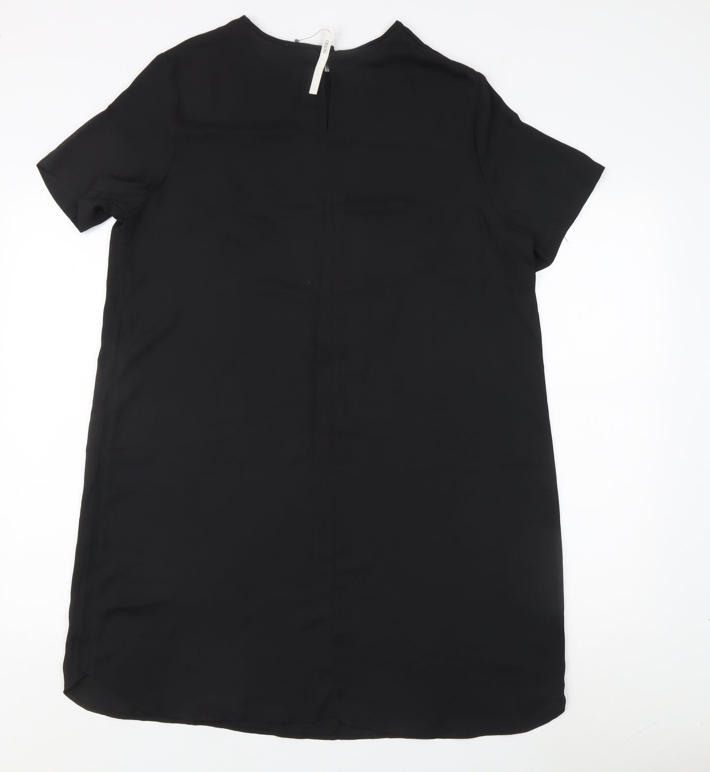 ASOS Women's Black Short Sleeve Dress, Size 14