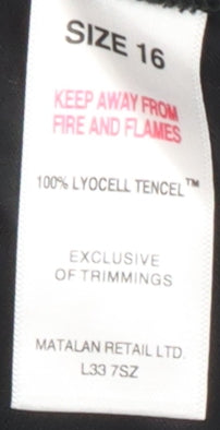 Et Vous Women's Black Shirt Dress Size 16