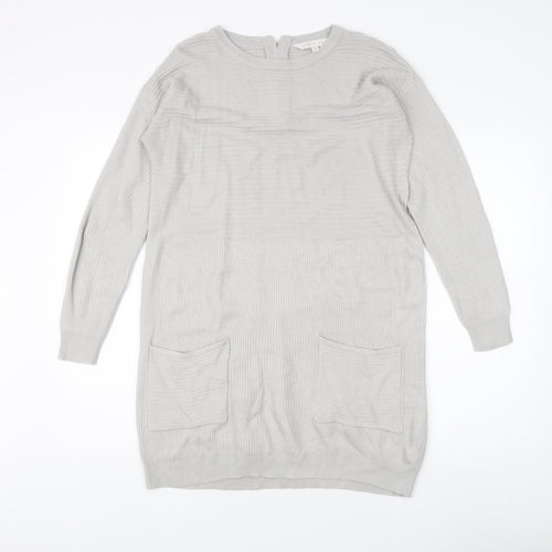 Amara Reya Women's Grey Pullover Jumper Size 10