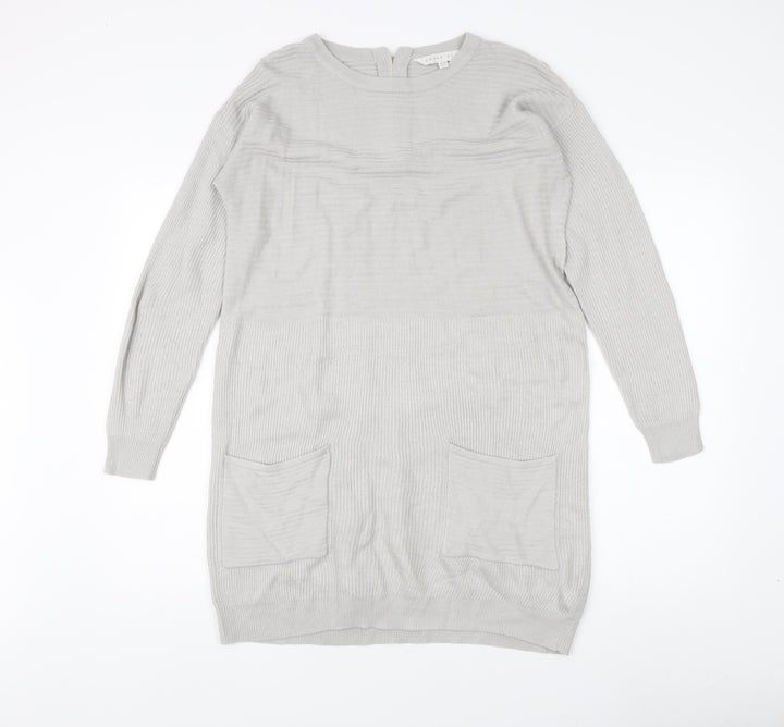 Amara Reya Women's Grey Pullover Jumper Size 10