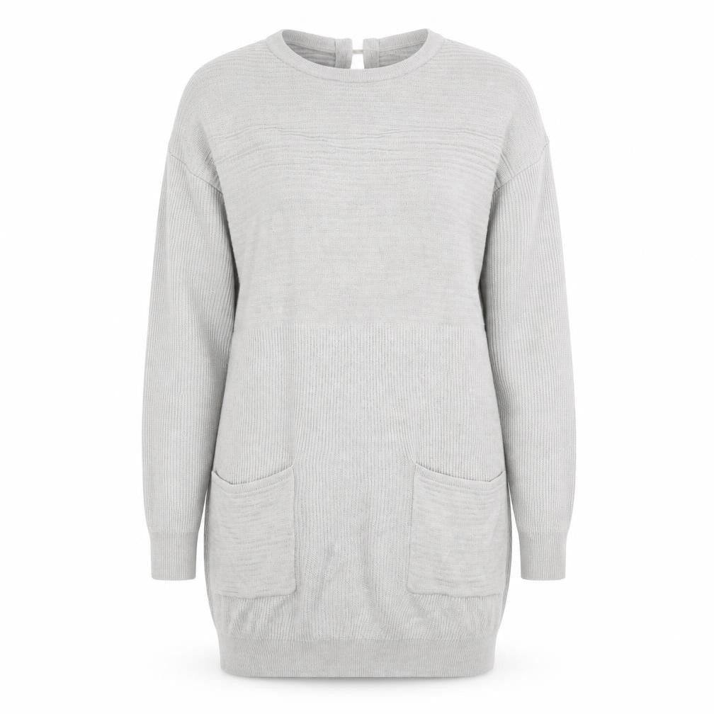 Front view of Amara Reya Women's Grey jumper, size 10