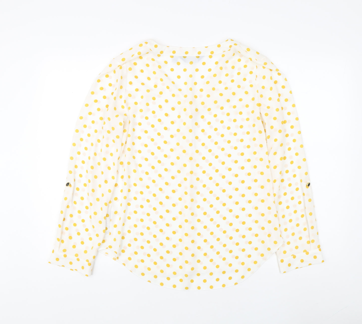 Dorothy Perkins Women’s White Polka Dot Blouse Size 12