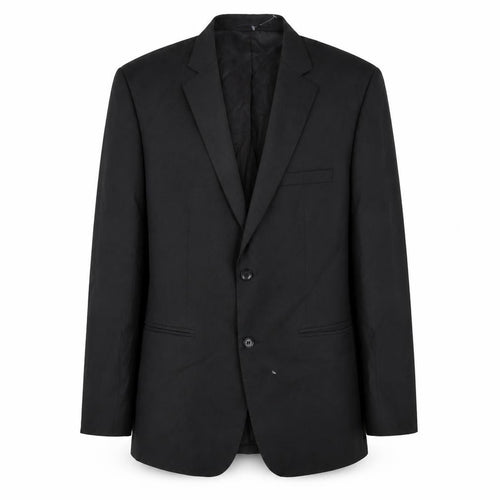 Zara Man Black Blazer, Men's 42, Two-Button Jacket