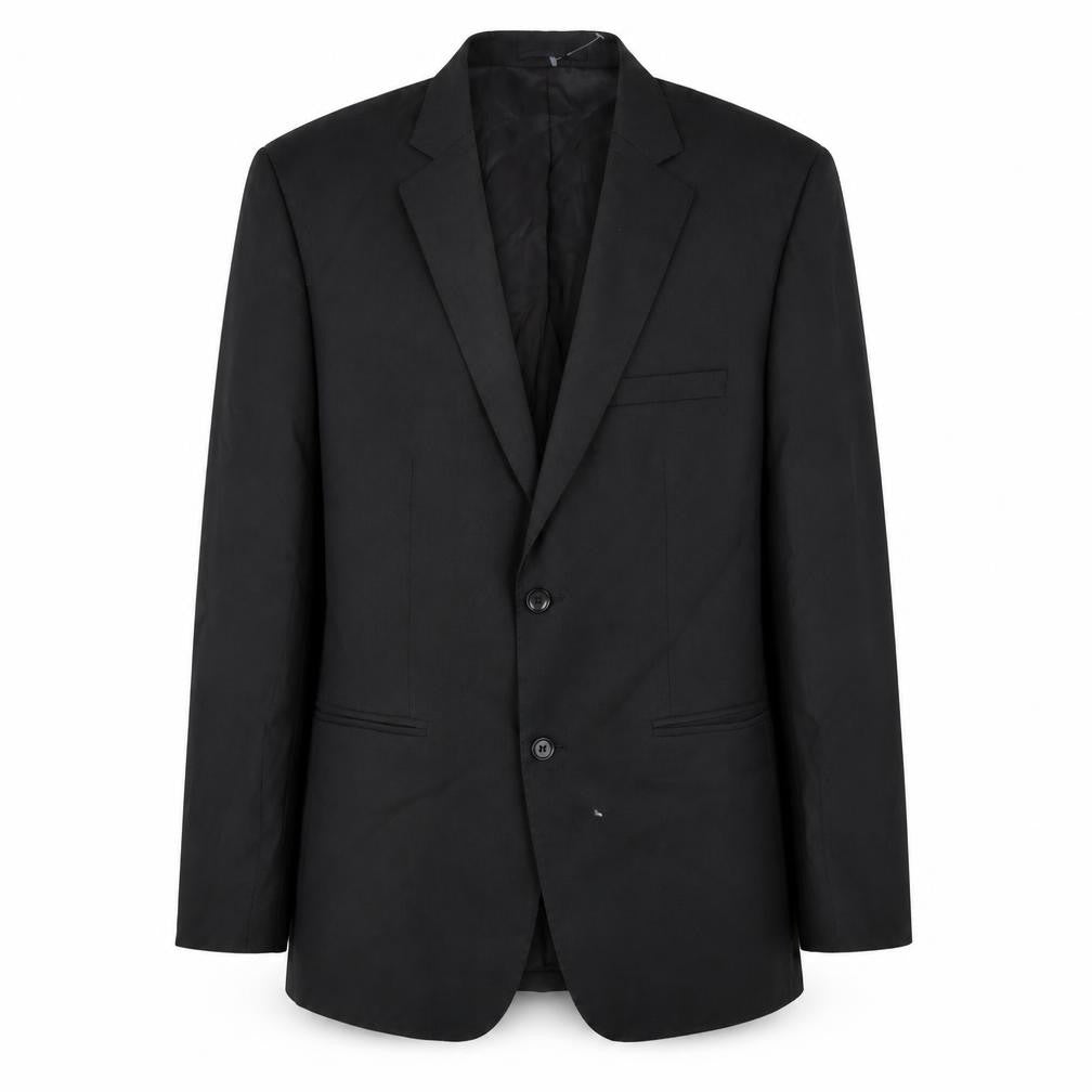 Zara Man Black Blazer, Men's 42, Two-Button Jacket
