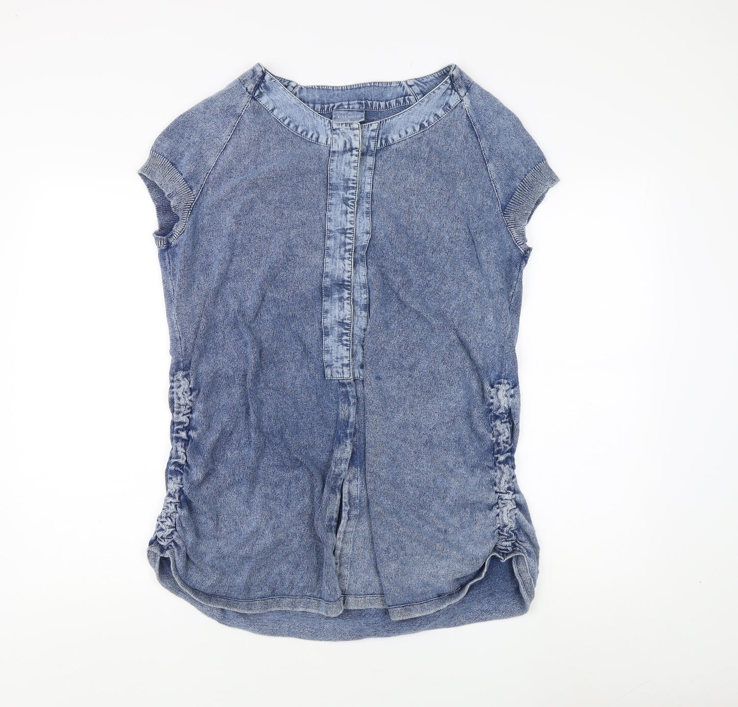 Blue Willi's Women's Blue Denim Top L Casual