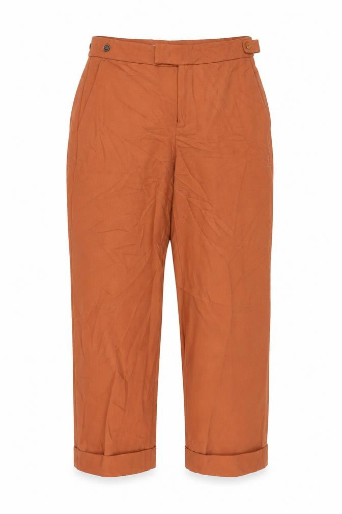 Front view of Twinset Women's Brown Trousers, size 12