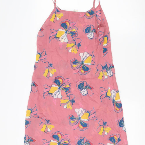 La Fiancée Du Mekong Women Floral Slip Dress Pink Size 12