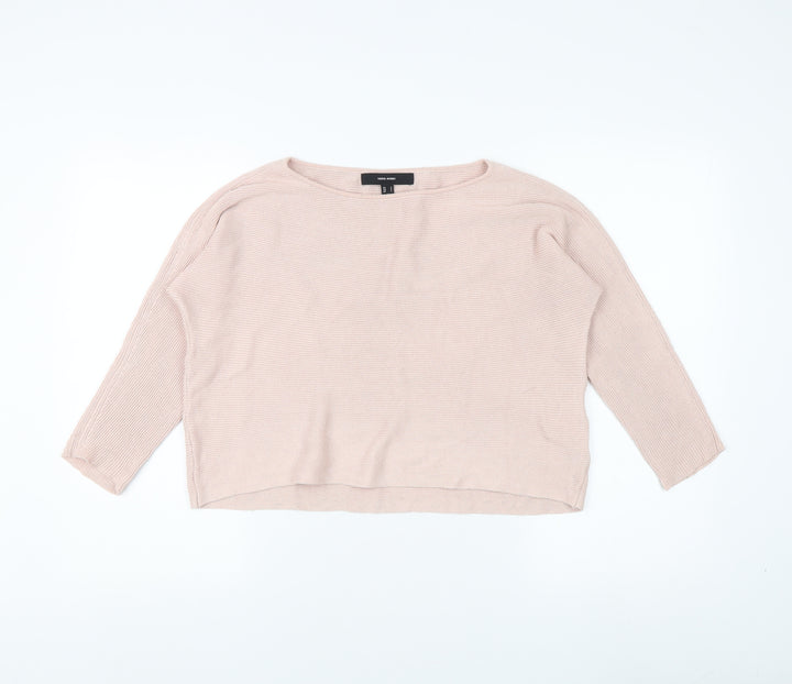 Vero Moda Women's Pink Pullover Jumper, Size S, Boat Neck