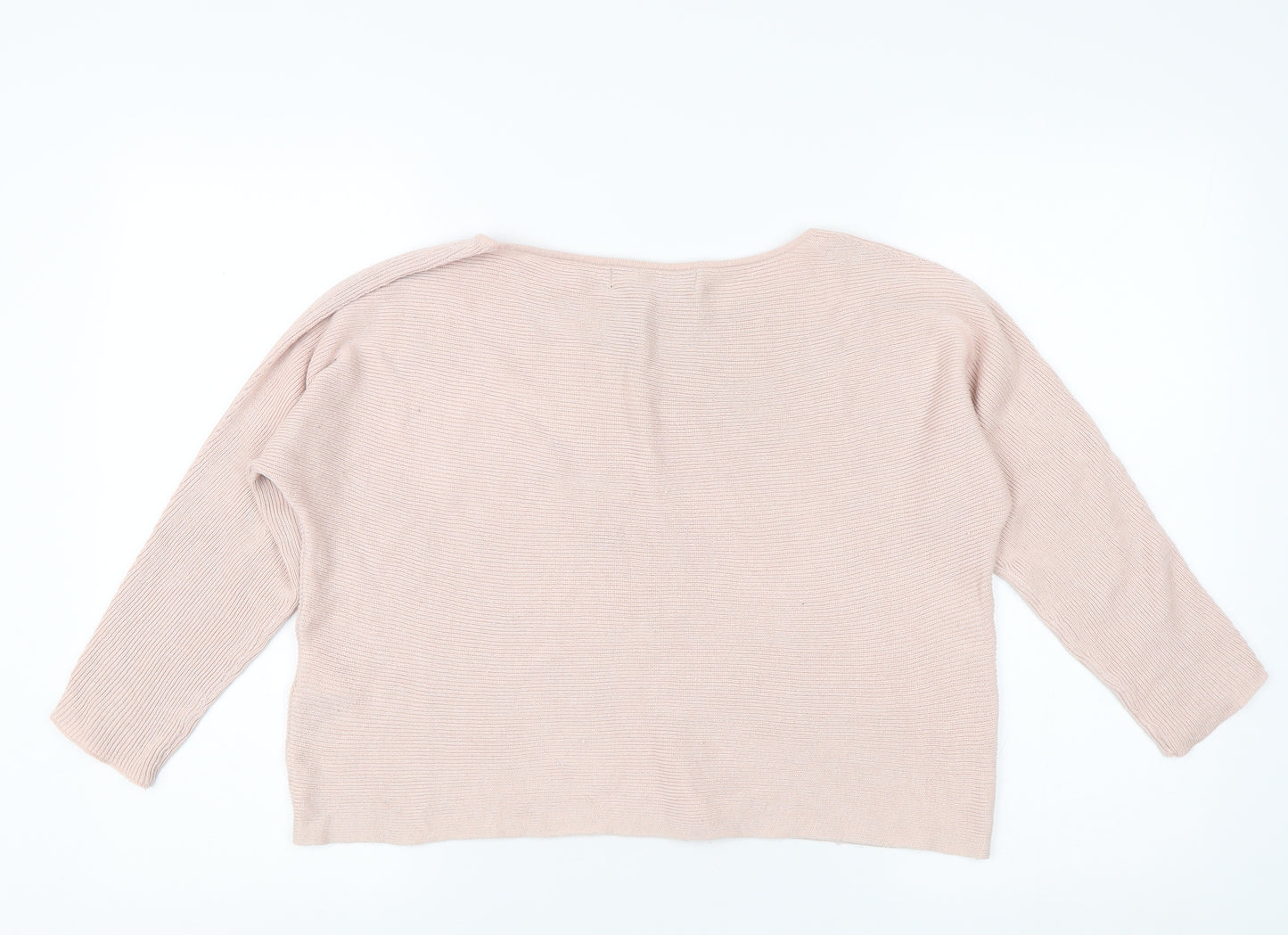 Vero Moda Women's Pink Pullover Jumper, Size S, Boat Neck