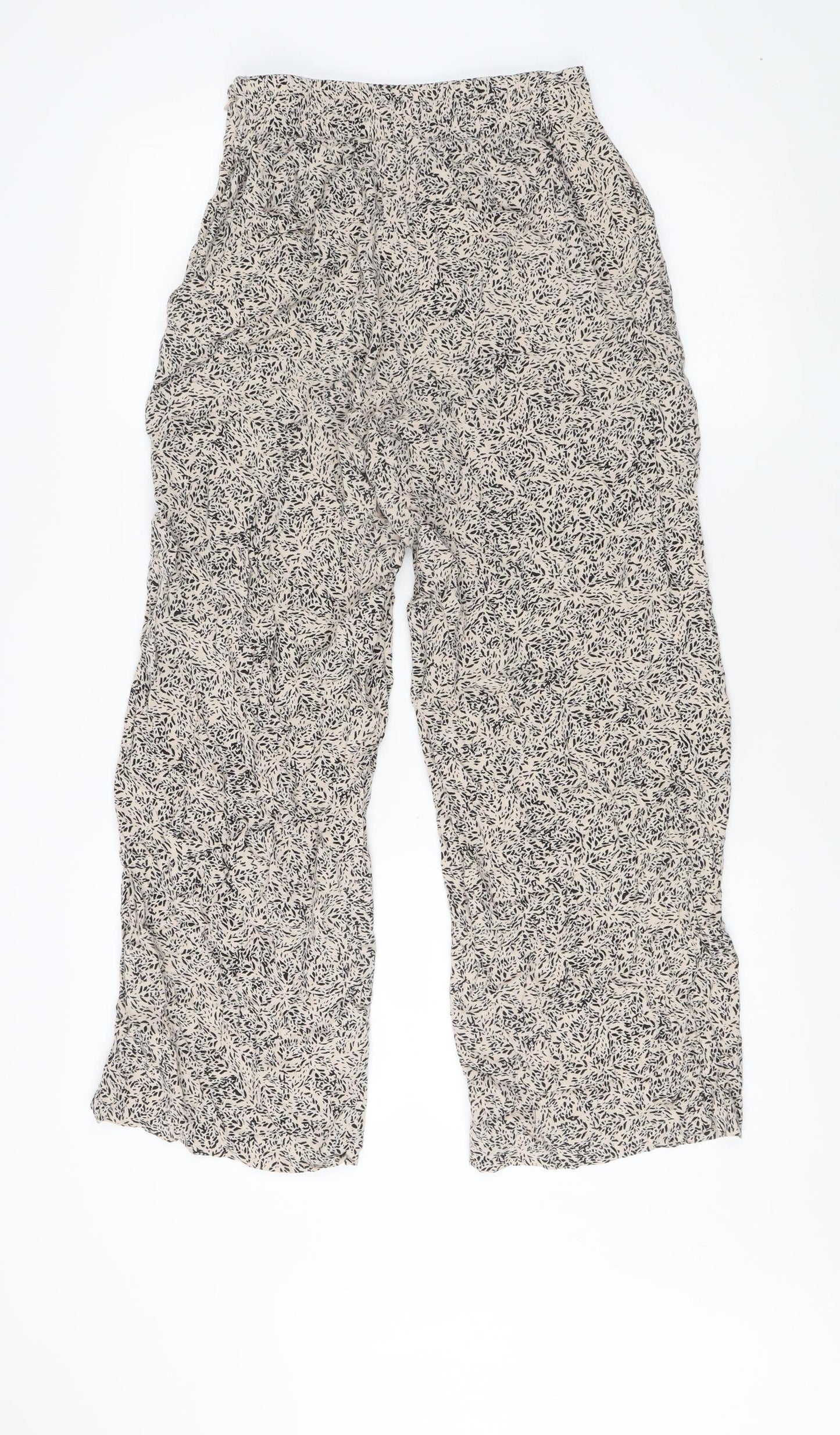 WEEKDAY Women's Size 8 Wide-Leg Trousers Multicoloured