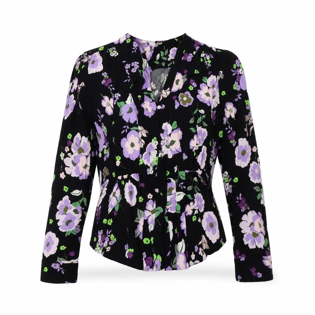 Front view of Marks & Spencer Women's Floral Blouse -, size 12