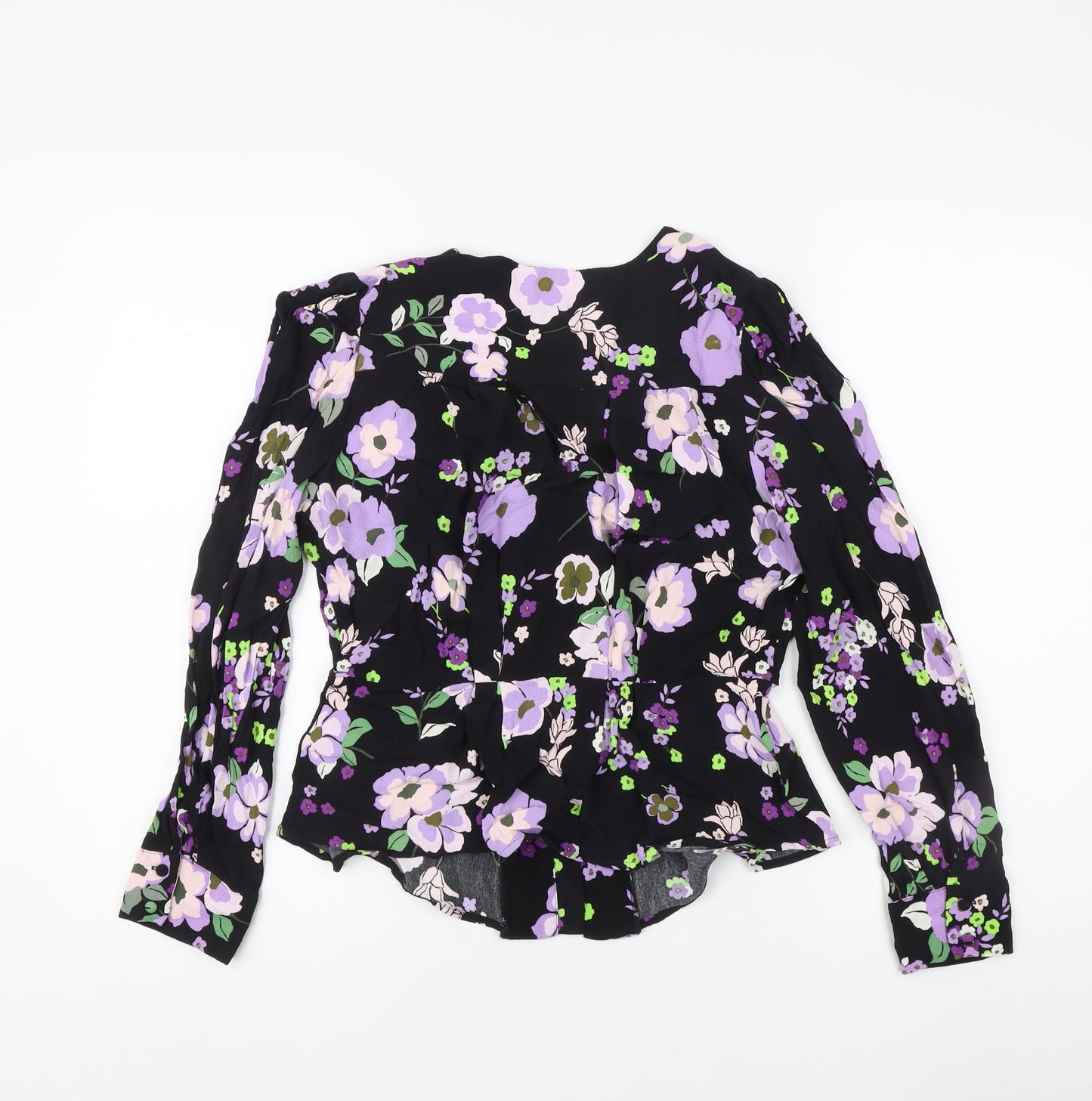 Marks and Spencer Women's Floral Blouse - Size 12
