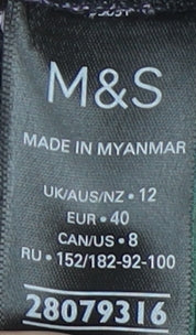 Marks and Spencer Women's Floral Blouse - Size 12