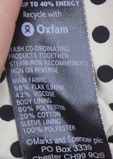 Marks and Spencer Beige Women's Blazer Size 14