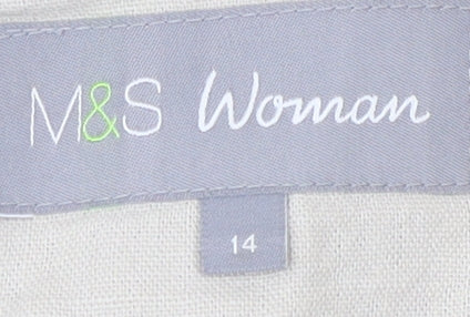 Marks and Spencer Beige Women's Blazer Size 14