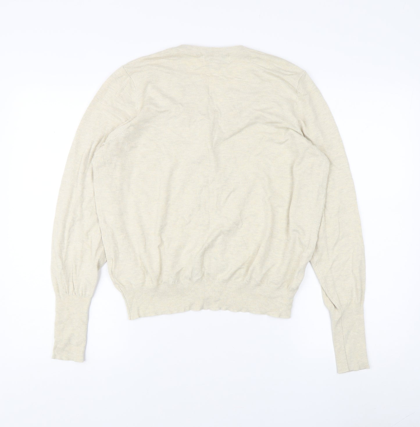 Marks and Spencer Women's Beige Cardigan, Size 16, Casual