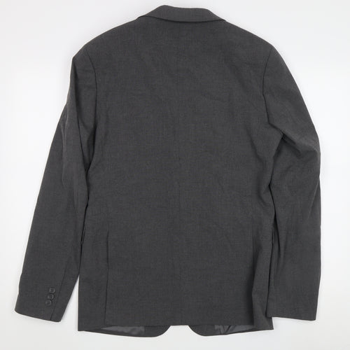 John Lewis Men's Grey Wool Blazer, 40L, Formal Jacket