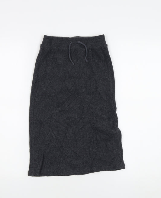 Zara Girls Black Straight Pencil Skirt, 9-10 Years, NWT