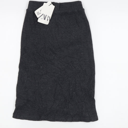 Zara Girls Black Straight Pencil Skirt, 9-10 Years, NWT