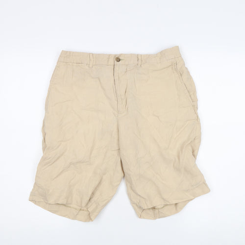 Bobby Jones Beige Chino Shorts Men Size 34