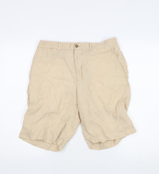 Bobby Jones Beige Chino Shorts Men Size 34