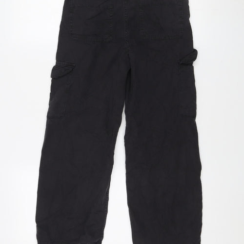Marks and Spencer Women's Black Cargo Trousers