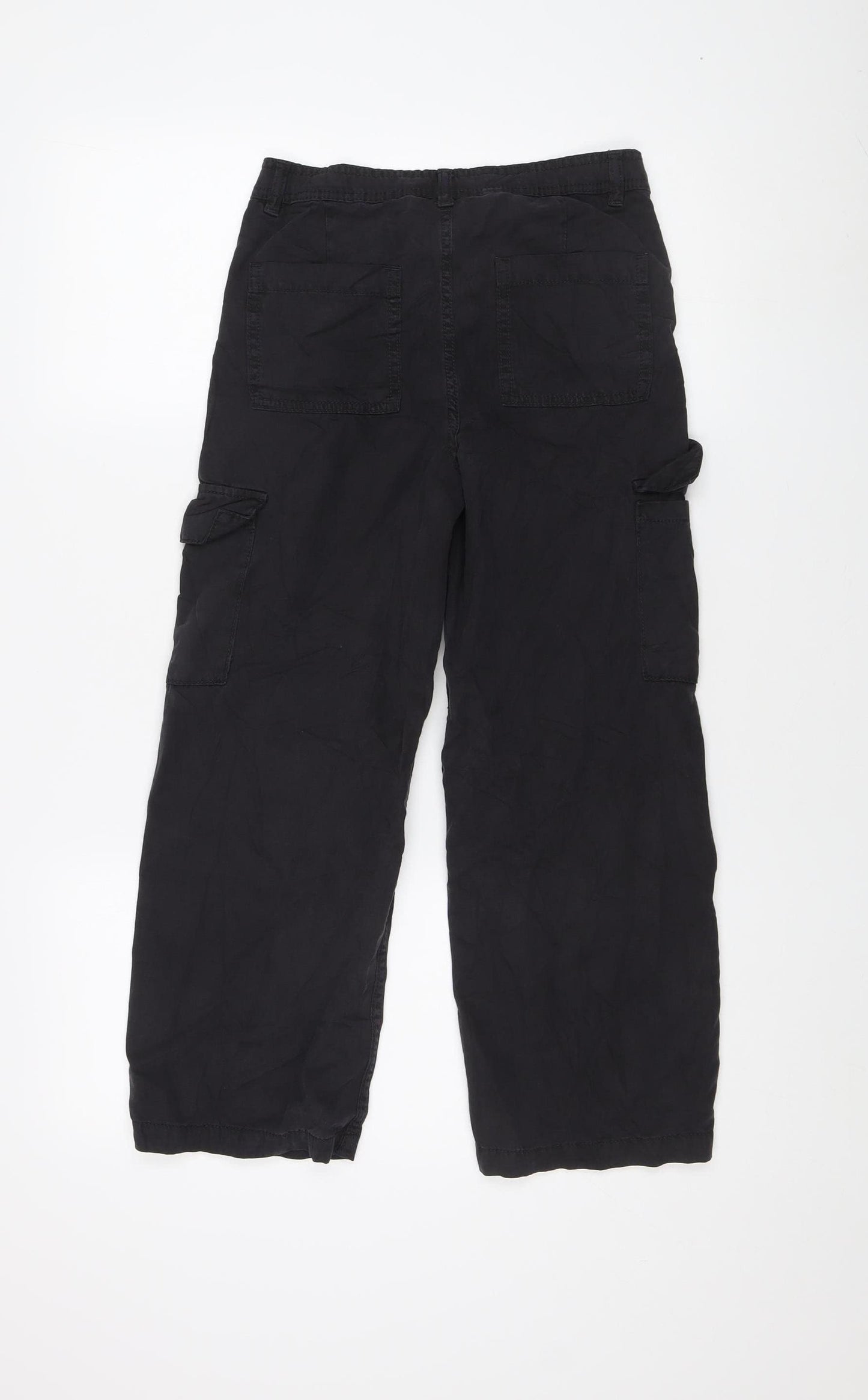 Marks and Spencer Women's Black Cargo Trousers