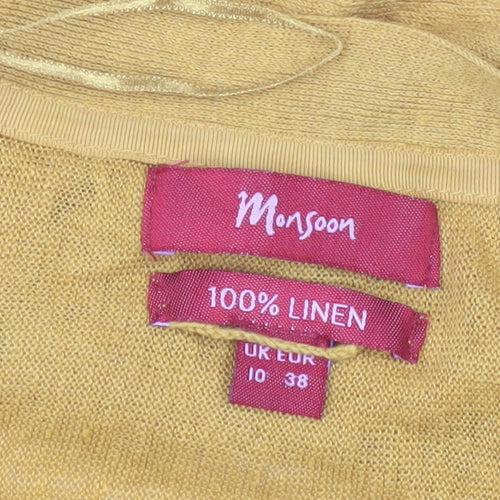 Monsoon Women’s Yellow Cardigan Size 10