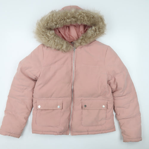 Select Women's Pink Puffer Jacket Size 12