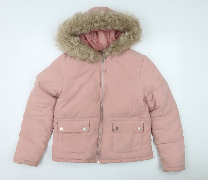 Select Women's Pink Puffer Jacket Size 12