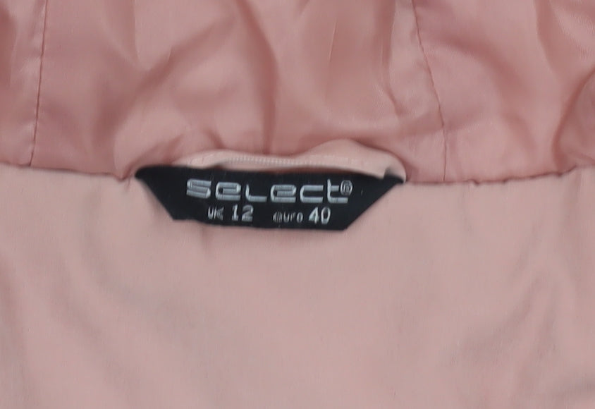 Select Women's Pink Puffer Jacket Size 12