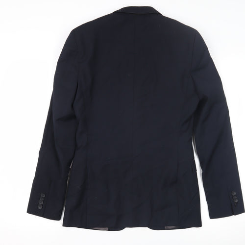 Topman Men's Slim Fit Blue Blazer Jacket, Size 34